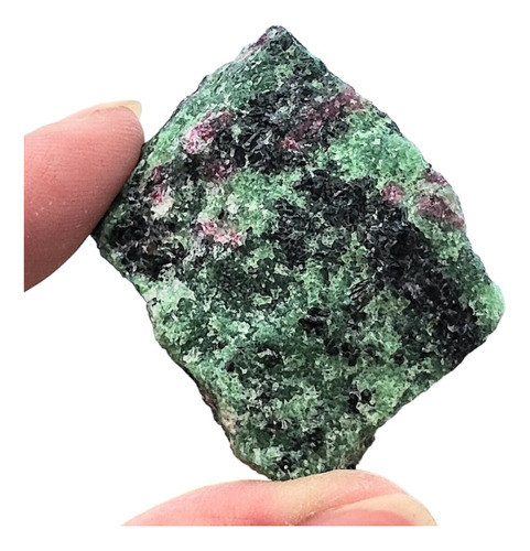 Piedra Zoisita Con Rubí En Bruto. Cristales Energéticos 0