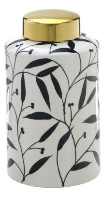 Potiche Decorativo Em Ceramica Akemi 25cm Espressione 0