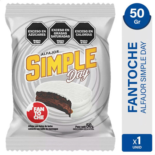 Alfajor Fantoche Simple Day Dulce De Leche - 01mercado 0