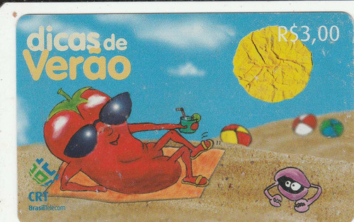 Cartão Telefônico Crt Brasiltelecom - Dicas De Verão - Ab1 0