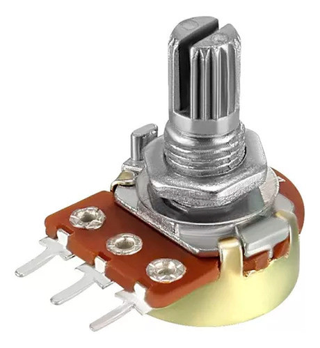 Potenciometro Lineal 1 Mohm Wh148 Con Perilla X 5 Unidades 0
