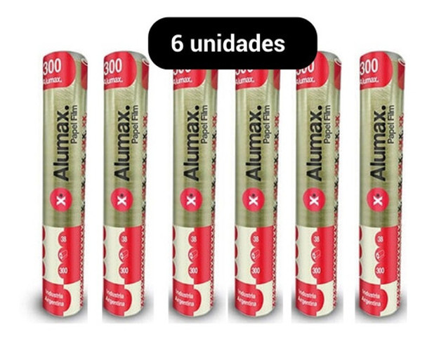 Film De Pvc Alumax 38 Cm Cod. 300 Cocina X 6 Unidades 0