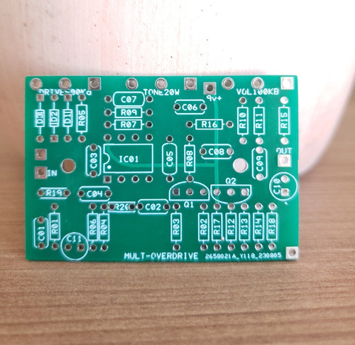 Pcb Ibanez Ts808 Ts9 Ts10 Placa Importada Pedal 0