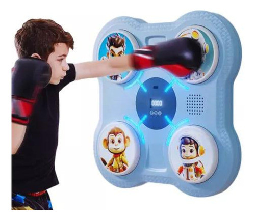 Maquina Boxeo Inteligente Bluetooth Usb Guantes Entrenamient 0