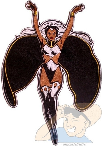 Parche Bordado X-men Tormenta Marvel Comics Para Espalda 0