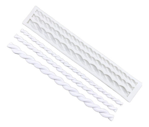 Molde De Silicone Acabamento De Cordas 3 Cav 0