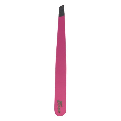 Pinça De Sobrancelhas Profissional Chanfrada Rosa Cod 583 0