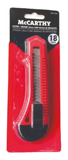 Cuter Mc Carthy Con Hojas De Repuesto Ancho 18 Mm 0