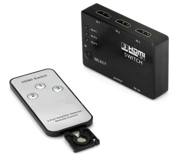 Hdmi Switch 3 Entradas 1 Salida Megalite Con Control 0