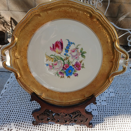 Antiguo Plato Fuente Rosenthal Chippendale 0