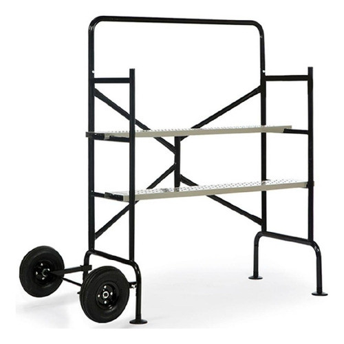 Andamio De Acero C/ruedas Y Bandeja Rebatible 0