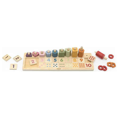 Juego Apilable Polar B Numérico Con Formas 44219 Ub 0