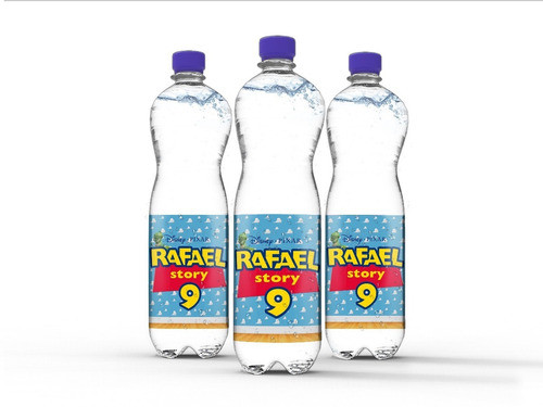 30 Unidades Adesivos Personalizados Para Água 0