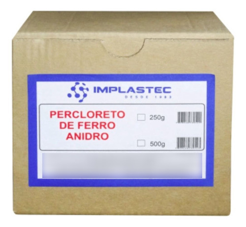 Kit 10x Percloreto De Ferro Em Pó Anidro 500g - Implastec 0