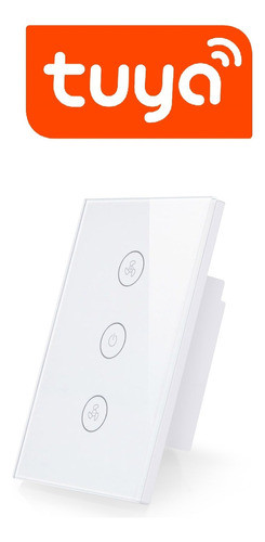 Switch Ventilador Tactil Wifi Tuya Smart Blanco 0
