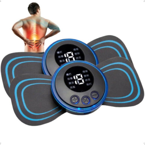 Kit 2 Mini Massageador Portátil Recarregável Dor Pescoço 0
