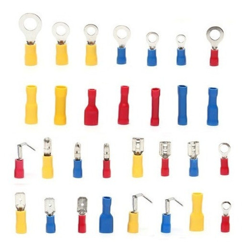 720pcs Aislado Surtidos Eléctricos Cables Terminales Crimp C 0