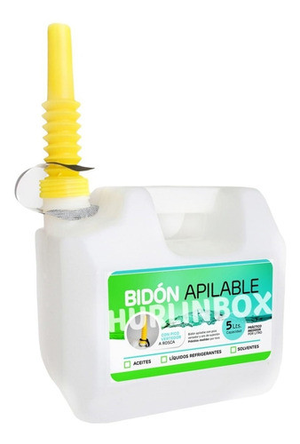 Bidon Multiuso Reforzado Transparente Con Pico 5l Driven 0