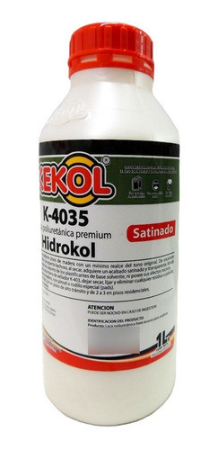 Laca Acuosa Poliuretánica Prof K4035 Satinado Kekol 1 Lt 0