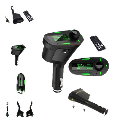 Inalámbrico De Coche Mp3 Player Fm Transmisor Kit Manos Libe 0