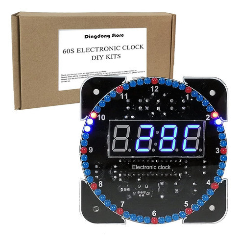Kit De Reloj Electrónico De Bricolaje De La Tienda Dingdong, 0