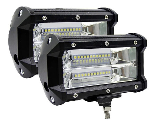 Par Faro Auxiliar Proyector Barra 24 Led Off Road 4x4 - Xp 0 Par Faro Auxiliar Proyector Barra 24 Led Off Road 4x4 - Xp 0