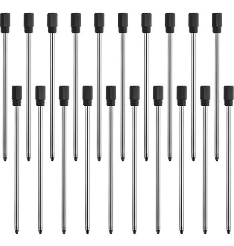 Recargas De Boligrafo Lapicera Tecunite | 20-pack | Negro 0