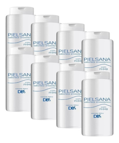 Kit 8 - Pielsana Sabonete Antisséptico C/ Phmb - 8x500ml 0