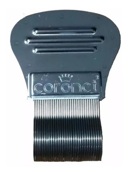 Peine Anti Pediculosis Mango Metálico Dientes Curvos Coronet 0 Peine Anti Pediculosis Mango Metálico Dientes Curvos Coronet 0