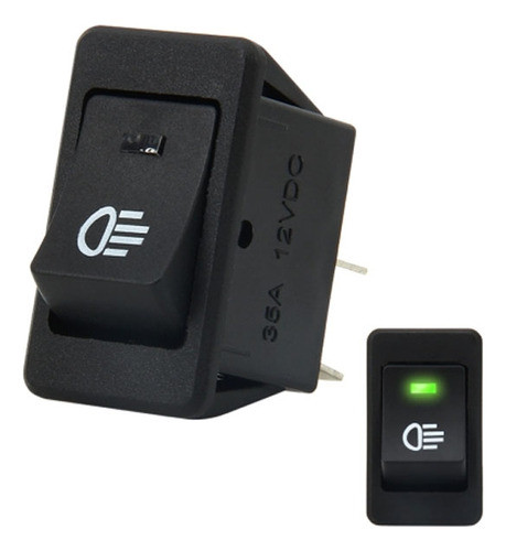 Llave Rectangular 1 Punto Para Faros Auxiliares Led Testigo 0