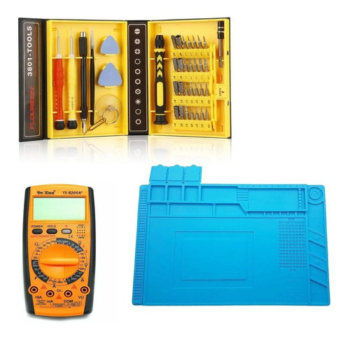 Pack Técnico Tester + Kit Destornilladores + Manta Antiestat 0