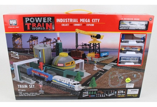 Pista De Trenes Mega Ciudad Industrial 1646003 E.normal 0