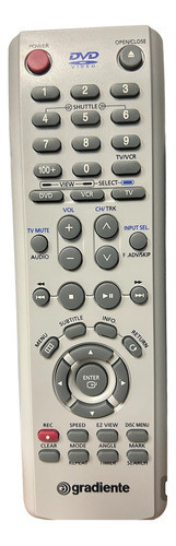 Controle Remoto Para Dvd Gradiente Dv570 Original 0