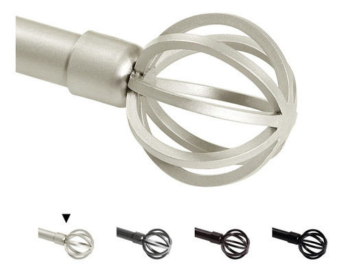 H.versailtex Barras De Cortina De Ventana Para Ventanas De 4 0