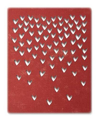 Set De 4 Troqueles Sizzix Thinlits 664415 Corazones Que Caen 0