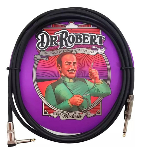 Cable Plug Recto / Angular 90º Dr Robert Dr-rl60 Western 6mt 0