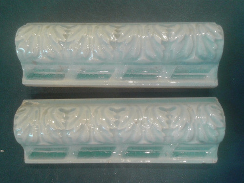 Antiguo Azulejo Guarda Ingles Celeste 0