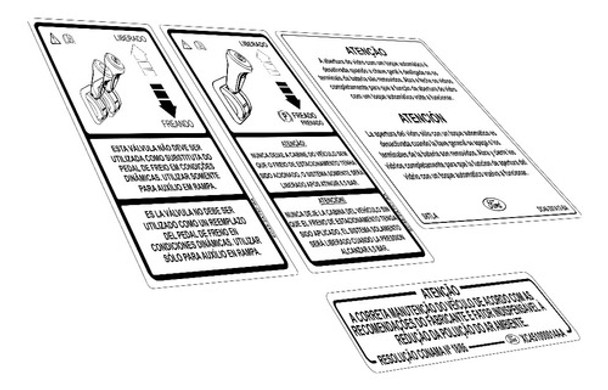 Decalques Para  Ford Cargo- Para-brisas - F Grátis 0