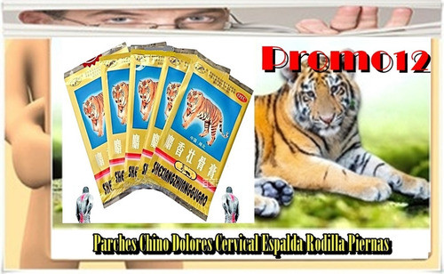 Parche Chino Dolores Cervicales Espalda Rodilla X 12 Sobres 0