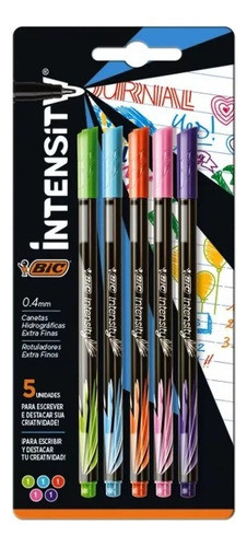 Microfibras Lettering X 5 Unidades Bic Calidad 0