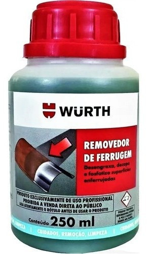 Removedor Ferrugem Desengraxante Limpa Chassi Oxidado Wurth 0