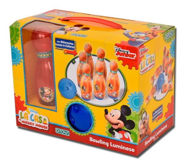 Mickey Club House Bowling Con Luz Ditoys 0 Mickey Club House Bowling Con Luz Ditoys 0
