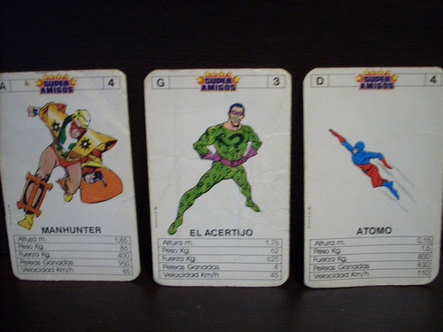 Cartas De Super Amigos Cromy 1985 0
