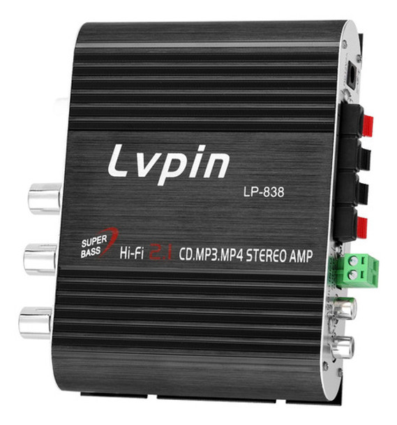 Amplificador De Potência Estéreo De Áudio Bbb Mini Hifi Subw 0