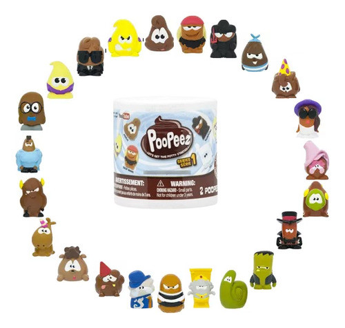 Poopeez Capsula Serie 1 Poopeez 2 Figuras Sorpresa  M4e 0
