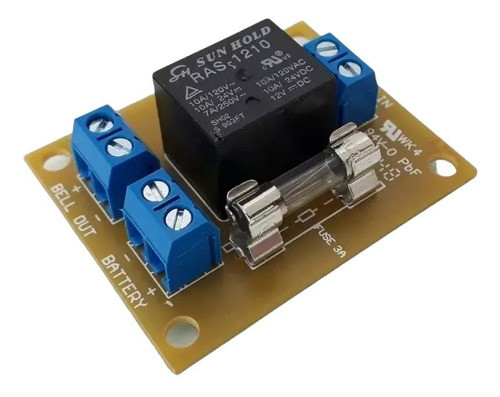 Módulo Auxiliar Para Salida De Sirena Rel-100 Garnet 0