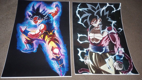 2 Posters Dragon Ball Z. 47 X 32 Cm. Precio Por Ambos. Mod B 0