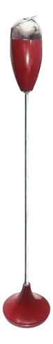 Cinzeiro De Chão Metal Anticheiro Telescópio Vermelho 50cm 0