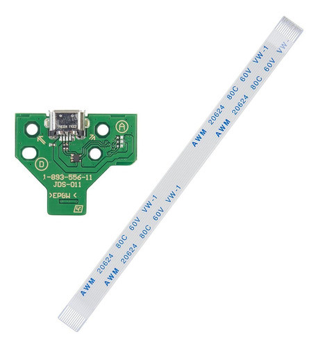 Placa + Flex De Carga Compatible Con Ps4 Modelo Jds-011 0
