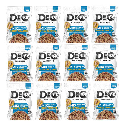 Mix De Frutos Secos Honey Por Pack Caja 32x35g Mayorista Dec 0